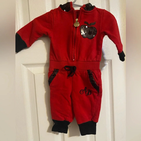 Apple Bottoms Hooded Jumpsuit - Picture 1 of 7